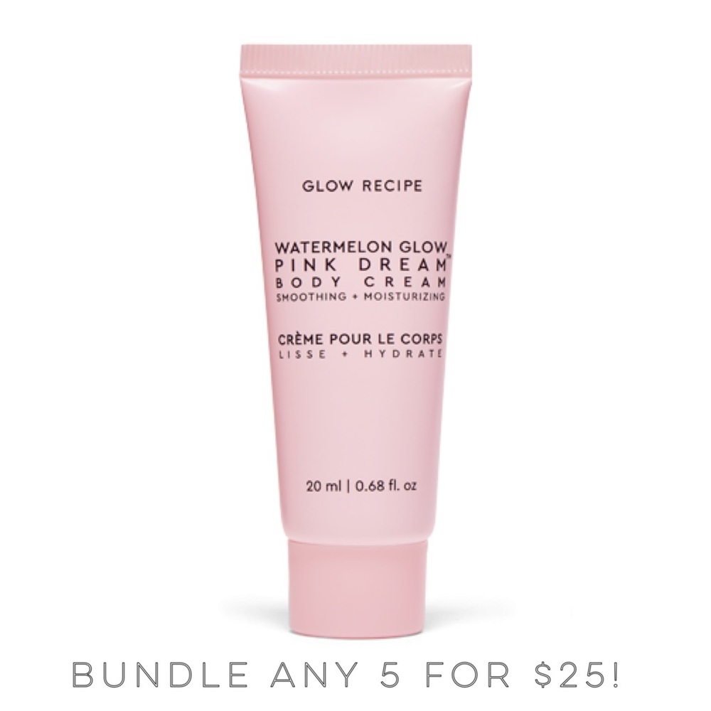 5/$25 Glow Recipe Watermelon Pink Dream Body Cream